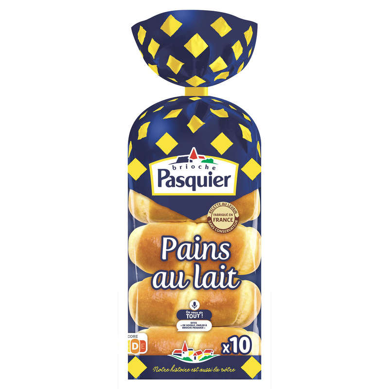 Brioche Pasquier Pains au Lait x10 350g