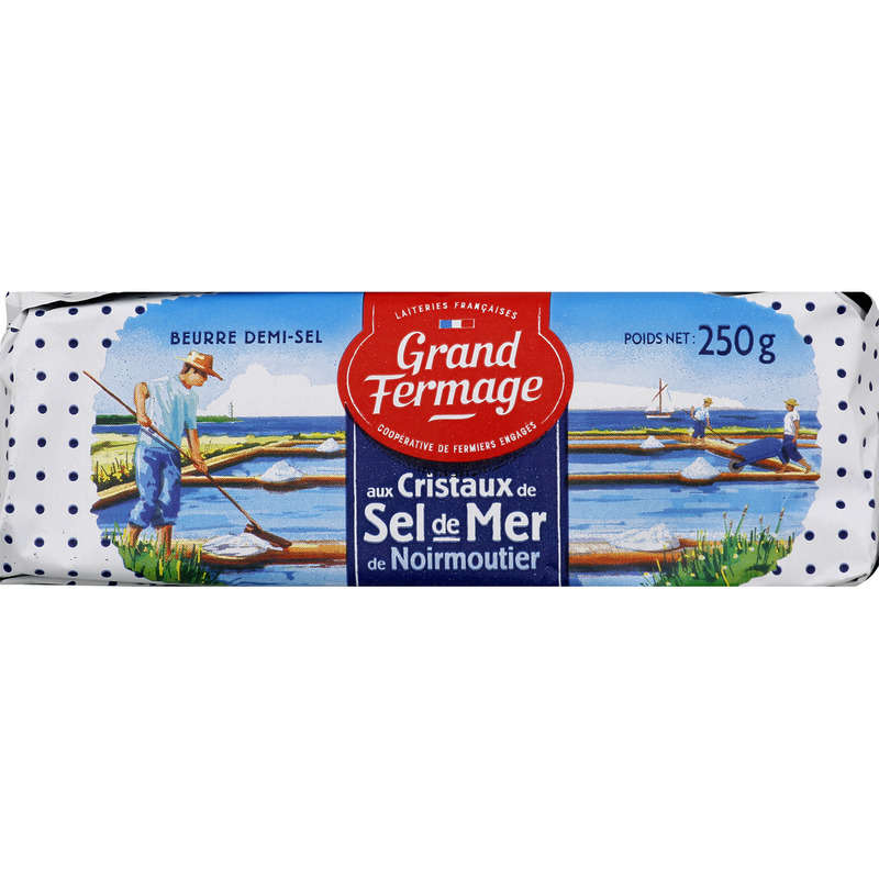 Grand Fermage Beurre Au Sel De Mer De Noirmoutier 250G