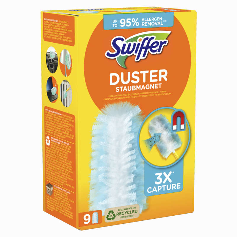 Swiffer duster plumeau attrape poussières x9