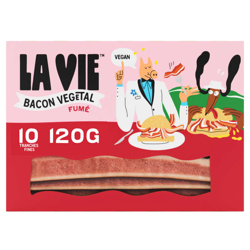 La Vie bacon végétal fumé 120g