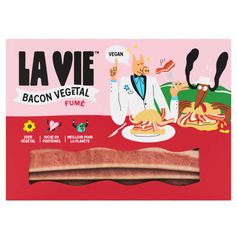 La Vie bacon végétal fumé 120g