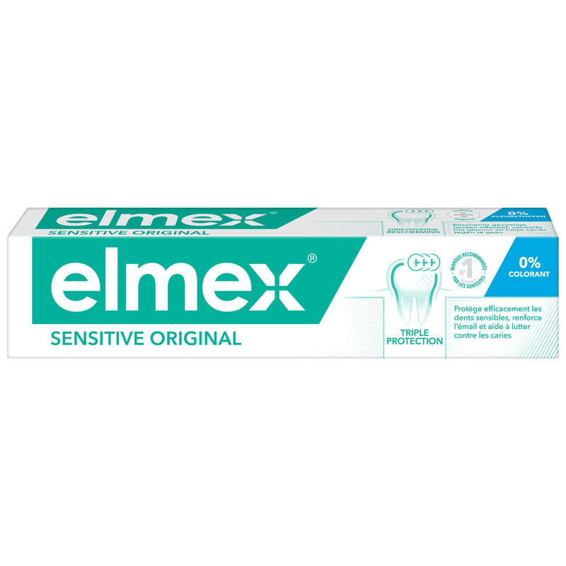 Elmex Sensitive Toothpastes Sensitive Teeth 0% coloring 75ml