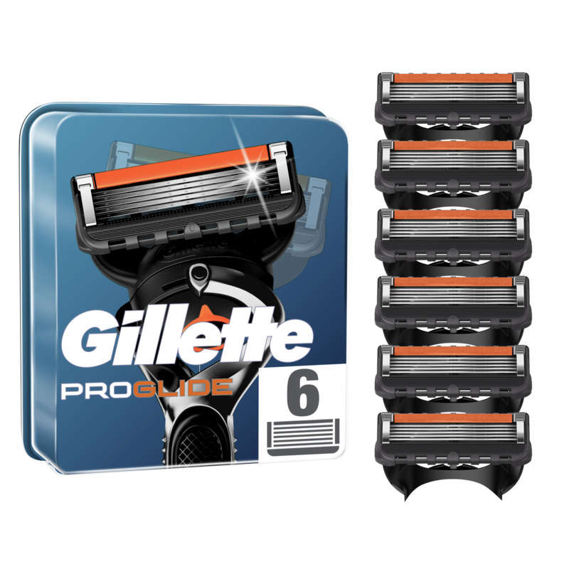 Gillette proglide recharges de lames de rasoir pour homme x6