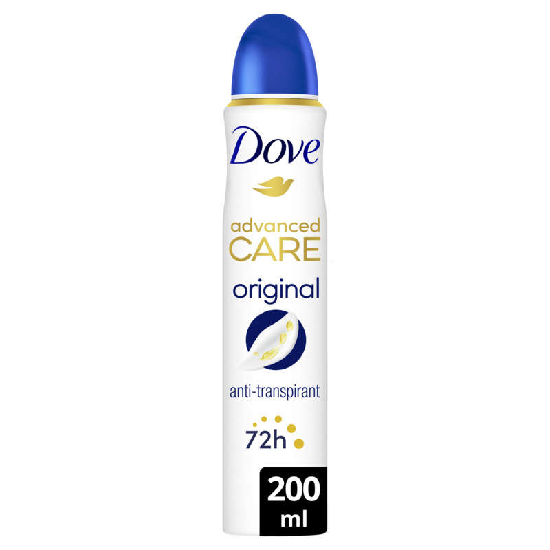 Dove déodorant spray anti-transpirant advanced care original 200ml