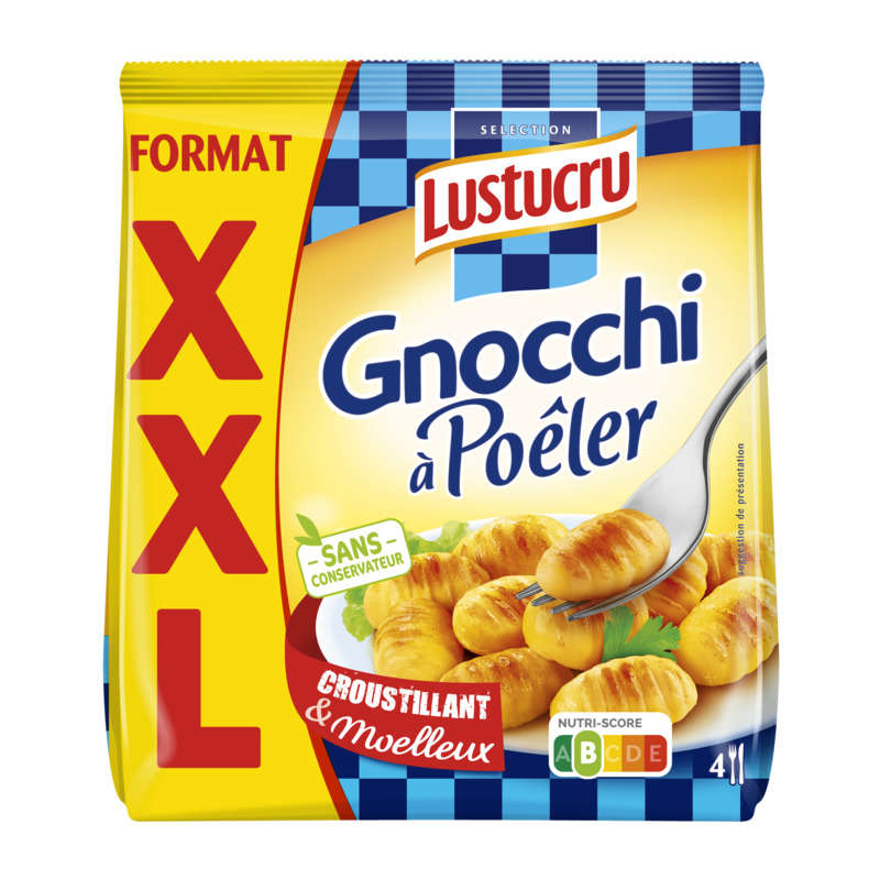 Lustucru gnocchi a poêler format XXL 720g