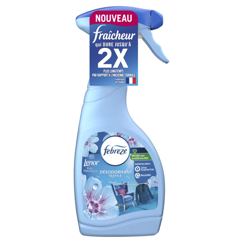 Febreze Désodorisant Textile Lenor Éveil Printanier 500ml