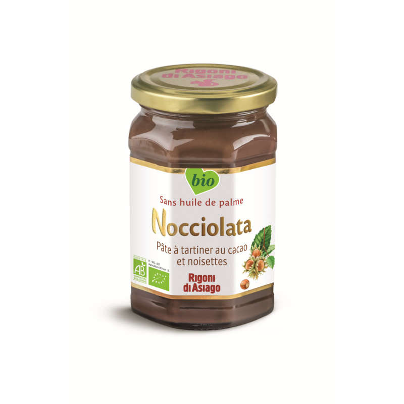 Rigoni Di Asiago Nocciolata Organic Cocoa and Hazelnut Spread 325g