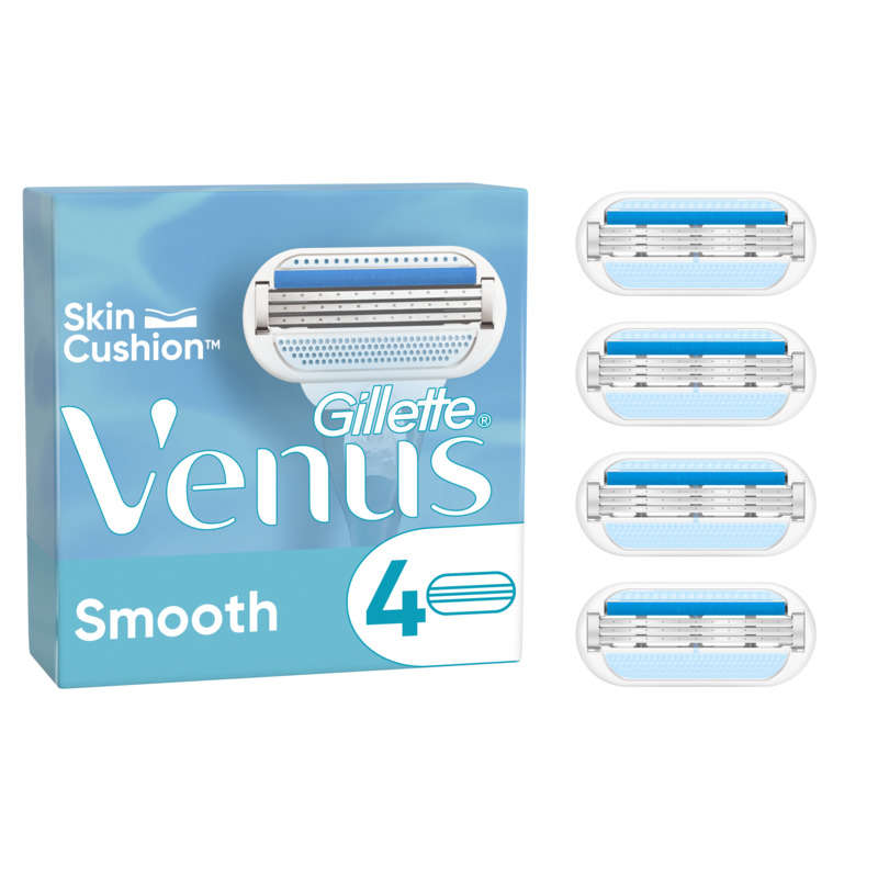 Gilette Venus Rasoir 3 Lames Smooth x4