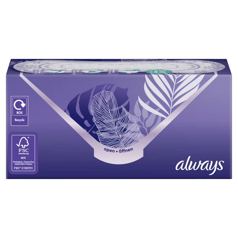 Always daily fresh normal, 0% fragrance 30 units