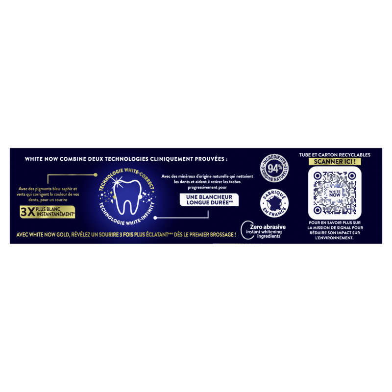 Signal dentifrice gold white now 2x 75ml