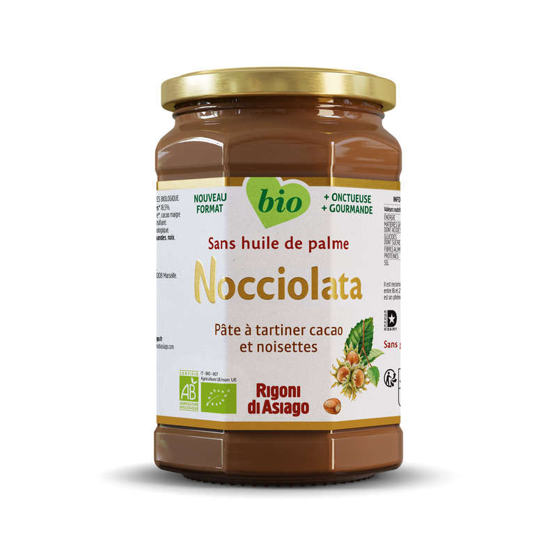 Rigoni Di Asiago Nocciolata Organic Cocoa and Hazelnut Spread 650g