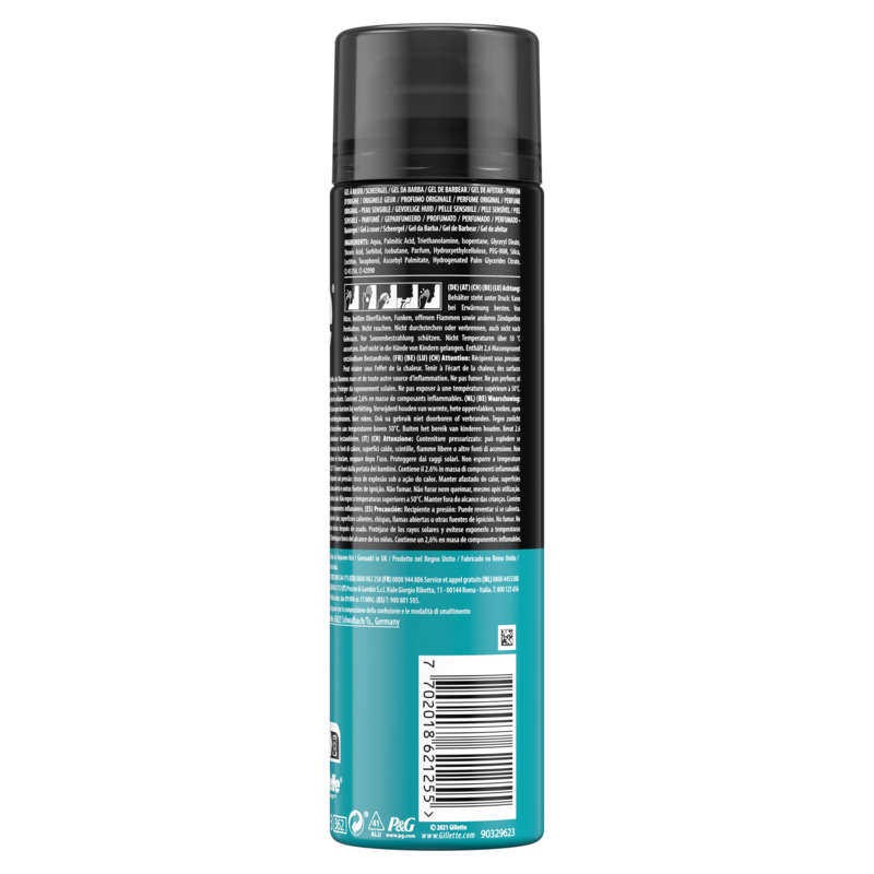 Gillette base shave gel sensitive skin 200ml