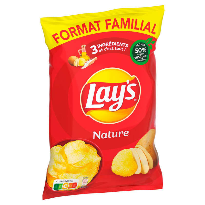 Lay's Chips Nature Format Familial 250g