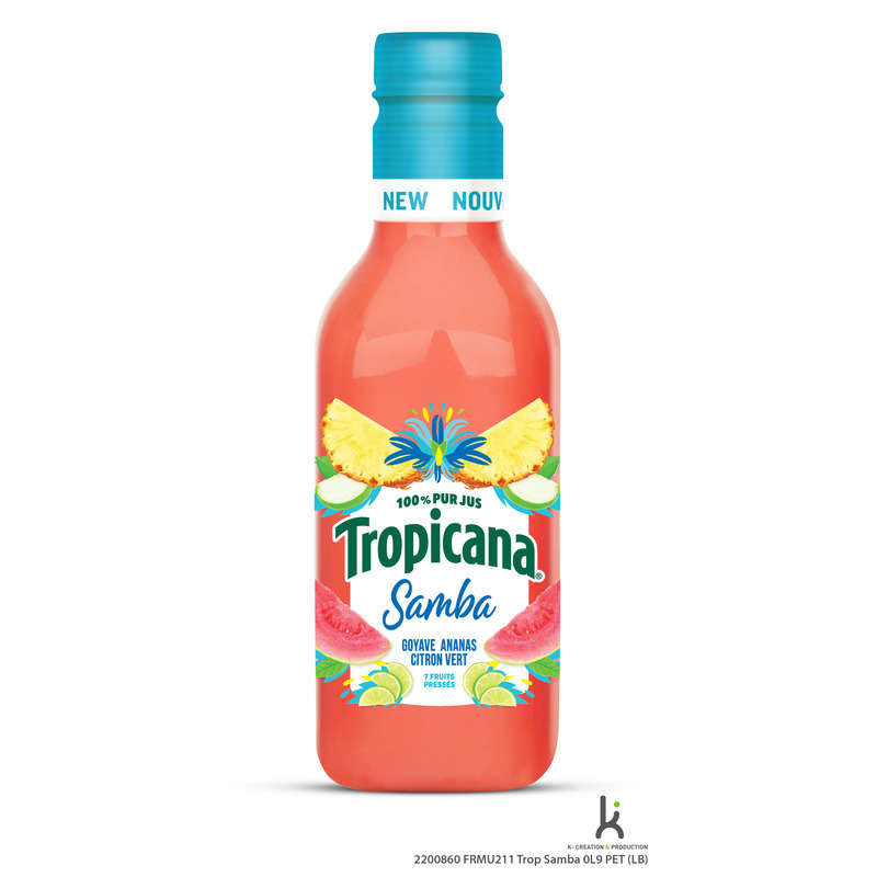 Tropicana Samba 100% Guava Pineapple Lime Juice 90cl