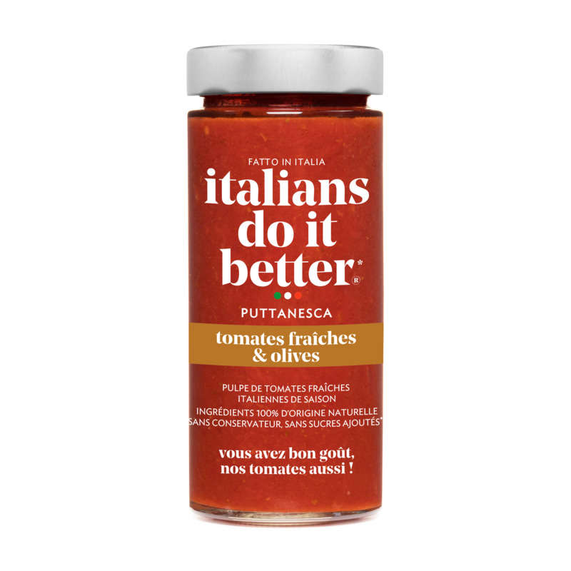 Italians Do It Better Fresh Tomato and Olive Sauce 290g