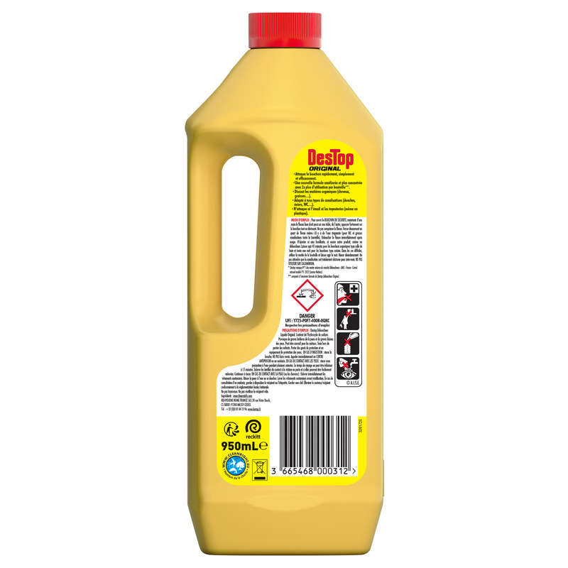 Destop Déboucheur Liquide Original 950ml