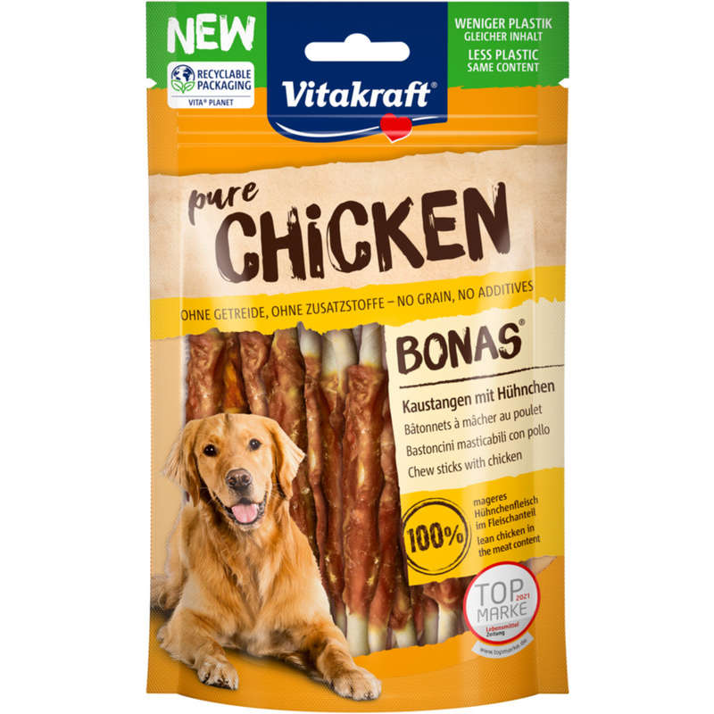 Vitakraft pure chicken bonas os calcium 80g