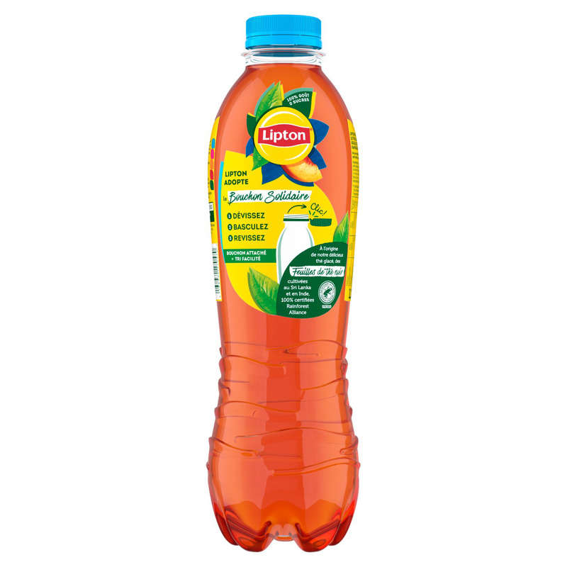 Lipton Ice Tea Saveur Pêche Sans Sucres 1,25L