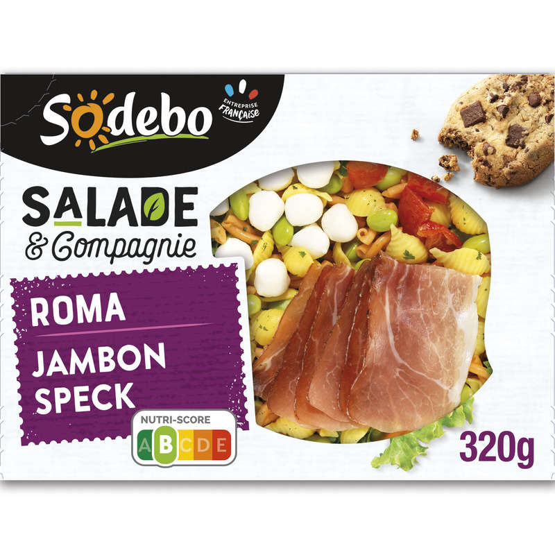 Sodebo Salade & Cie Roma Jambon Speck Mozzarella Tomates Marinées 320g