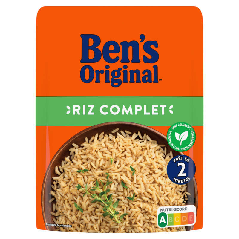 Ben'S Original riz complet micro-ondable 220 g