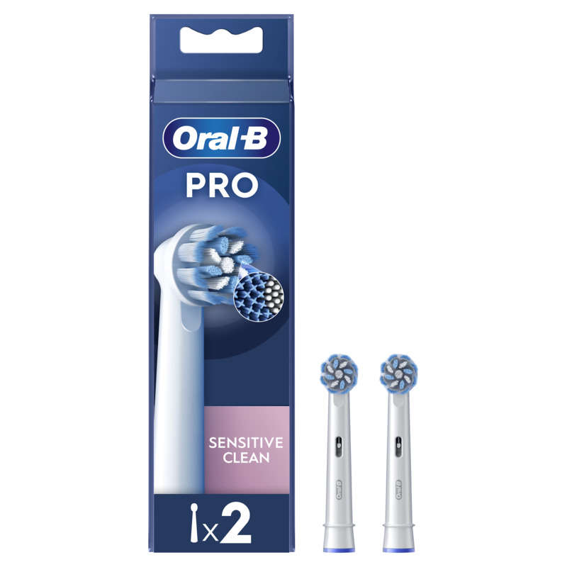 Oral-B Pro Sensitive Clean Toothbrush Heads x2