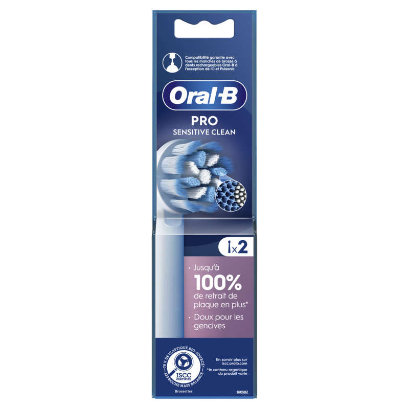 Oral-B Pro Sensitive Clean Toothbrush Heads x2