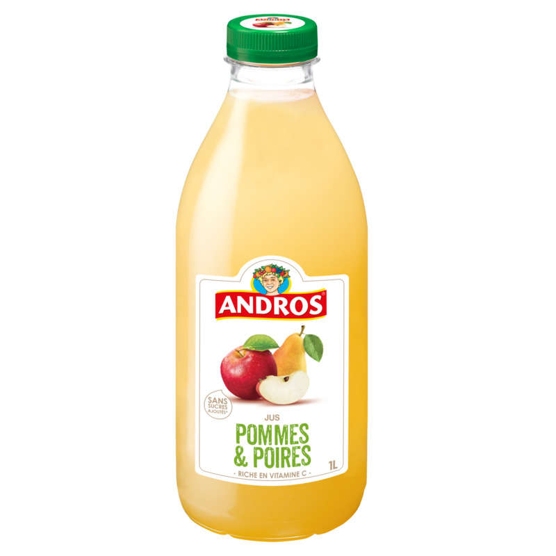 Andros jus multivitaminés pomme poire 1L