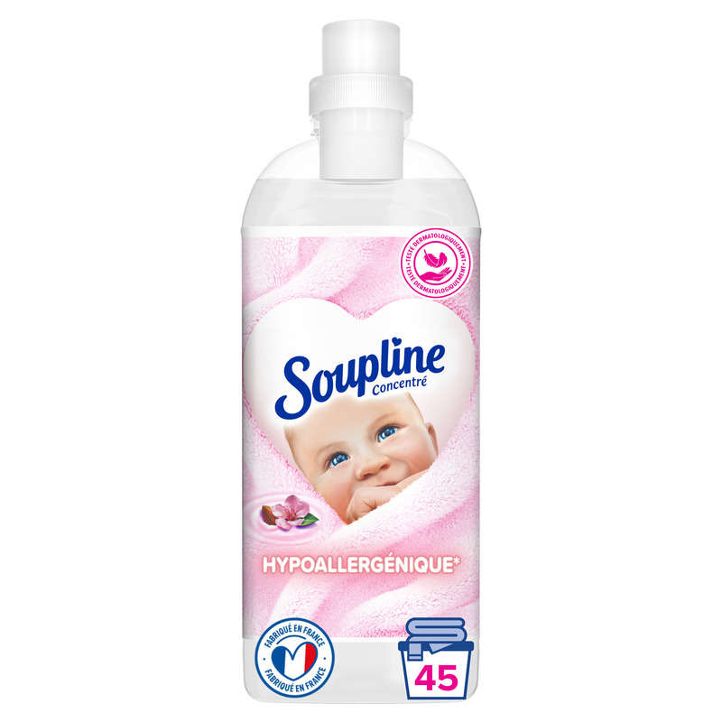 Soupline Concentré Hypoallergénique x45 Lavages 1l