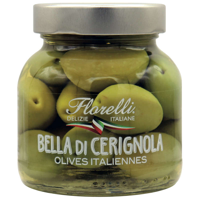 FLORELLI OLIVE BELLA DI CERIGNOLA WHOLE 320GR