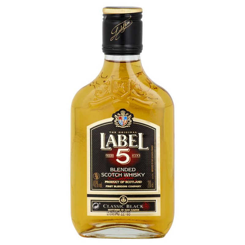 Label 5 Whisky Ecosse Blended 40% Vol. 20cl