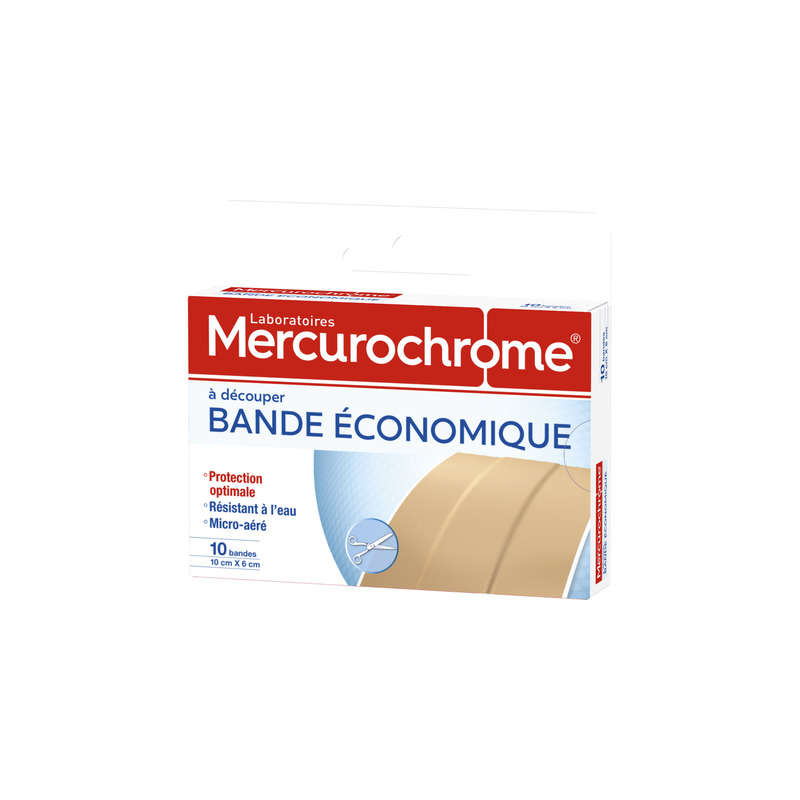 Mercurochrome Bande économique à découper, waterproof