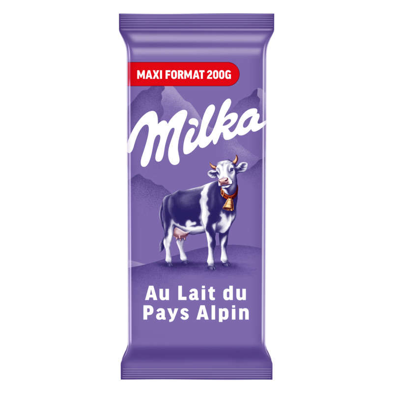 Milka Alpine Milk Chocolate Bar 200g