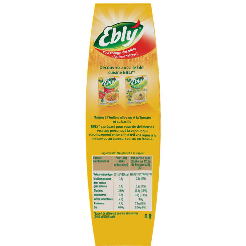 Ebly Blé, cuisson 10 minutes 500g