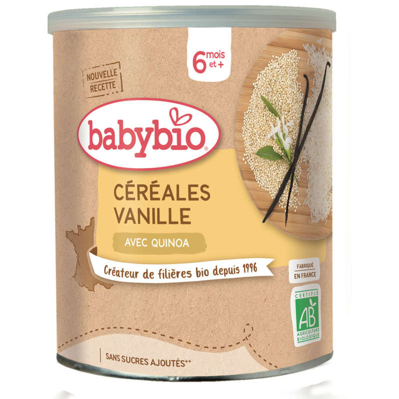 Babybio Céréales Vanille avec Quinoa 220g