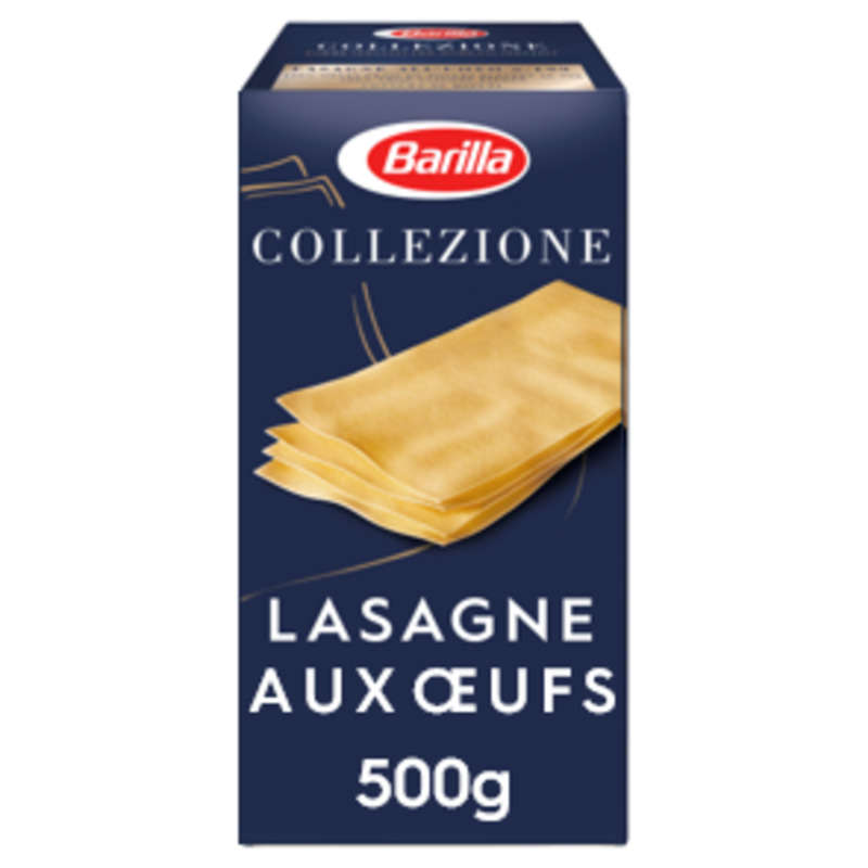 Barilla Collezione Lasagnes aux œufs 500g