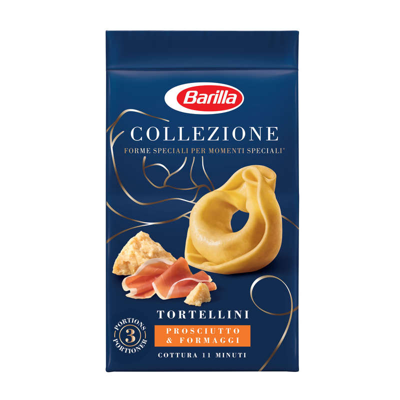 Barilla Collezione Pâtes Tortellini au jambon et fromage 250g