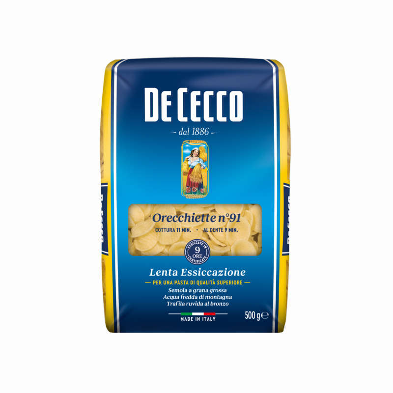 De Cecco Pâtes Orecchiette n°91 500g