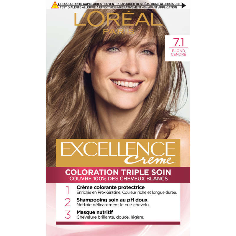 Excellence Crème Coloring 7.1 Ash Blonde