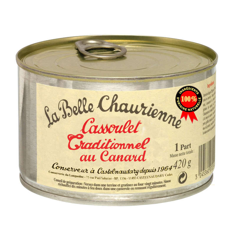 La Belle Chaurienne Cassoulet au canard 420g