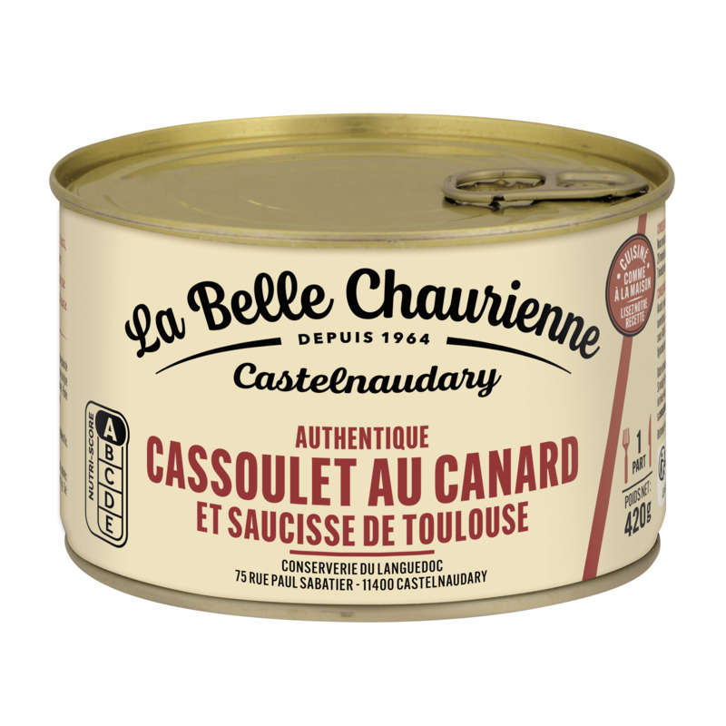 La Belle Chaurienne Cassoulet au canard 420g