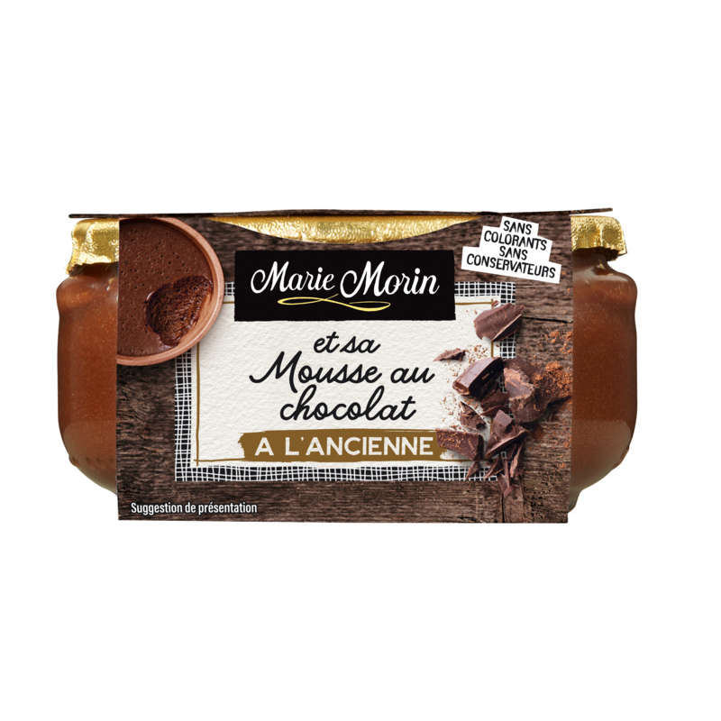 Marie Morin Mousse au chocolat à l'ancienne 100 g