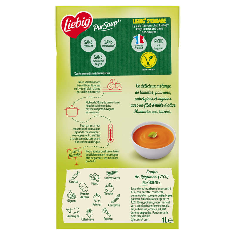 Liebig PurSoup' Creamy Vegetable Soup 1 L