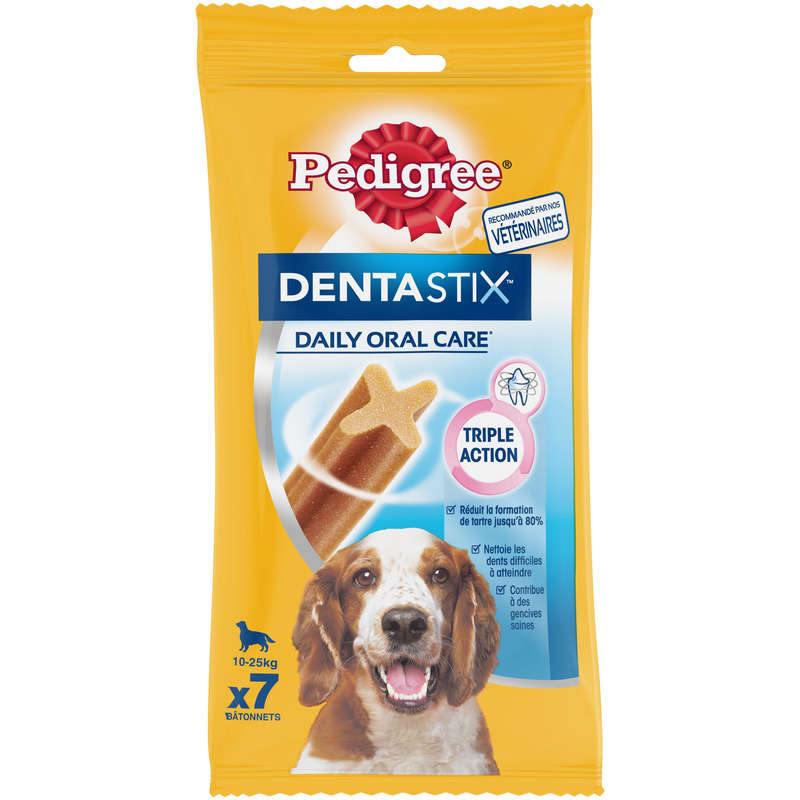 Pedigree Dentastix Bâtonnets pour chien moyen 180g